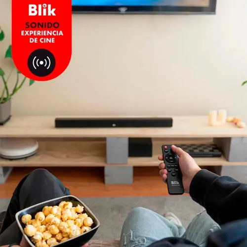 Barra De Sonido Blik Surreal24 24w Cinema Bt/aux/hdmi/usb Negro