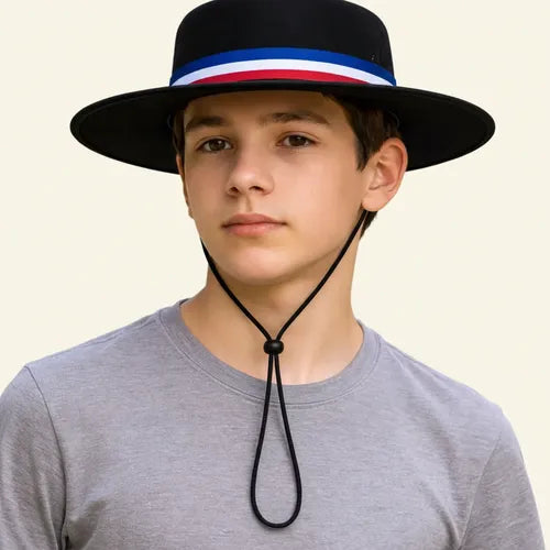 Sombrero Chico Huaso Baile Tradicion Cueca Fechas Patrias Negro 55cm