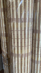 Cortina Roller Persiana Bambú Enrollable Bambo 180cm X 180cm Marrón Claro