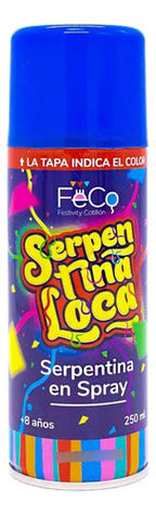 3 Serpentina Divertido Spray Celebración Fiestas 250ml