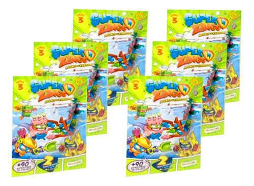 Pack 5 Sobres Twopack Superzings Coleccionables Serie 3