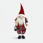 Muñeco Elfo Animatronic Duende Decoracion Fiestas Navideñas Rojo