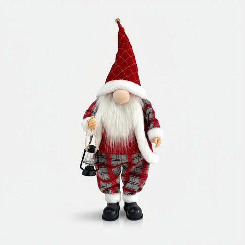 Muñeco Elfo Animatronic Duende Decoracion Fiestas Navideñas Rojo