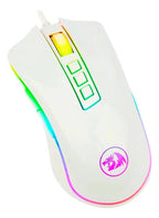 Mouse Gamer Redragon Cobra 8 Botones Programables 10.000dpi Blanco