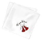 Pañuelo Cueca Estampado Fiestas Patrias Y Danzas Copihue Blanco Copihue