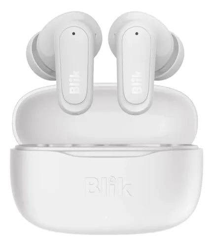 Audifonos Inalambricos Blik Air500 Tws Bt 5.4 Enc 30hrs Ipx4 Blanco