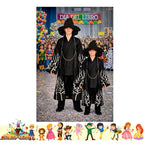 Disfraz Traje Saja Boys Guererras K Pop Huntrix Halloween Negro