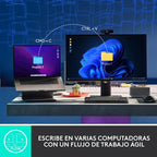 Logitech Mx Mechanical, Teclado Recargable De Alto Desempeño Idioma Español España Color Del Teclado Grafito