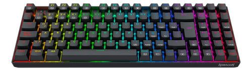 Teclado Mecanico Gamer Redragon Ziggs K669 Rgb Red Compacto Negro Español España