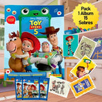 Pack Album + 15 Sobres Toy Story 5 Original Panini 2026