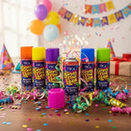 Pack 6 Serpentina Spray Divertido Celebración Fiestas 250ml