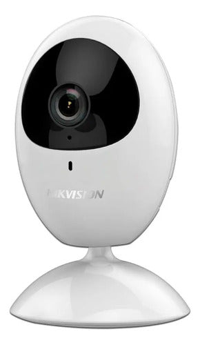 Camara Wifi Ip Cubo Hikvision 2mp Microsd 128gb Microfono Blanco
