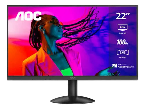 Monitor Aoc 22in Fhd Ips 120hz 1ms Vesa Adaptivesync Hdmi Negro