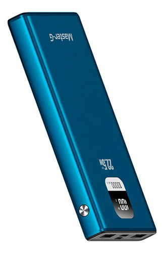 Cargador Portatil Bateria Power Bank Master-g 10000mah 22.5w Azul