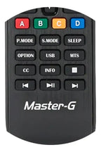 Control Remoto Universal Master-g 4 En1 Para Sony Samsung LG Negro