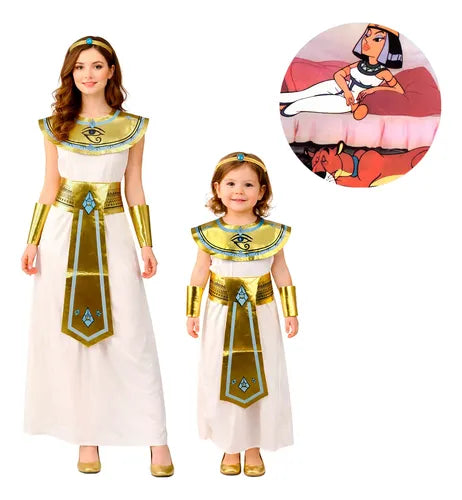 Disfraz Cleopatra Cuentos Infantiles Dia Del Libro Halloween Blanco