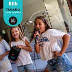 Parlante Karaoke Blik Voice Bt 5.3 Radio Tf/sd Tws Rgb 4h Negro