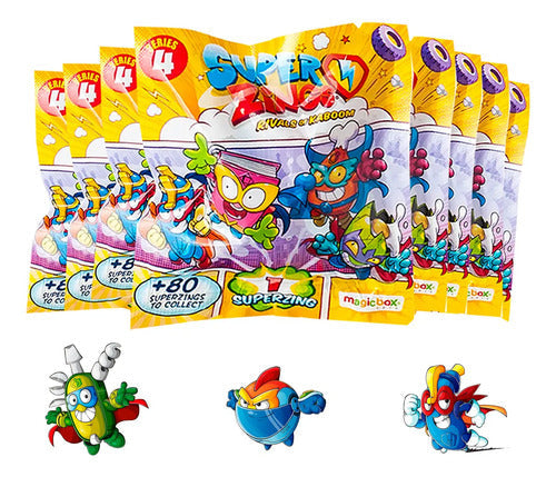 10 Sobres Onepack Superzings Serie 4 Original Coleccionables