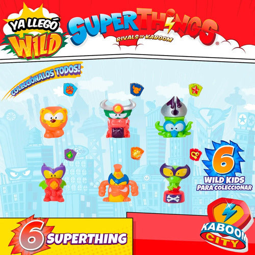 Superthings Serie Wild 6 Kid + 6 Superthings + 6 Accessorios