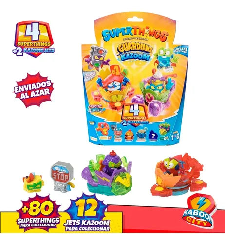 Superthings Guardians Of Kazoom Blister 4 Coleccionables