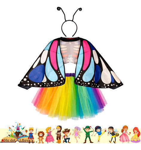 Disfraz Mariposa Cuentos Celebracion Dia Del Libro Halloween Multicolor