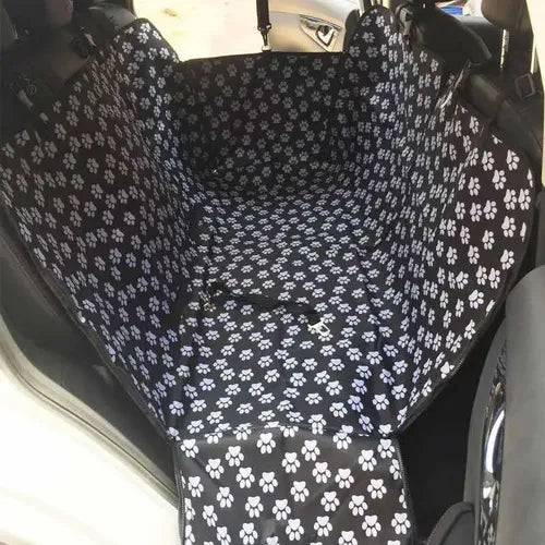 Protector Cubre Asiento Impermeable Para Mascotas Oxford Negro