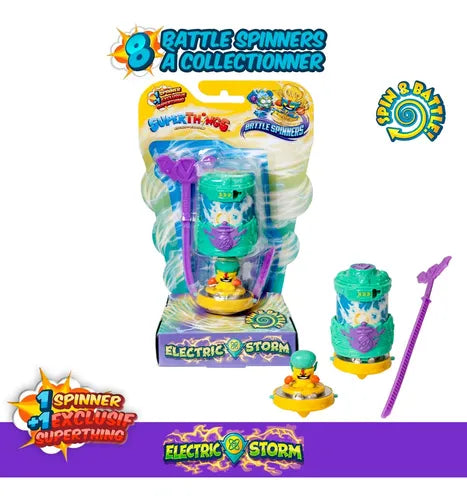 Superzings Battle Spinners 1 Blister Exclusivo + 1 Spinner