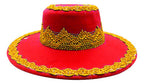 Gorro Sombrero Caporal Fiestas Patrias Danzas Tradicionales Rojo Estándar Ajustable