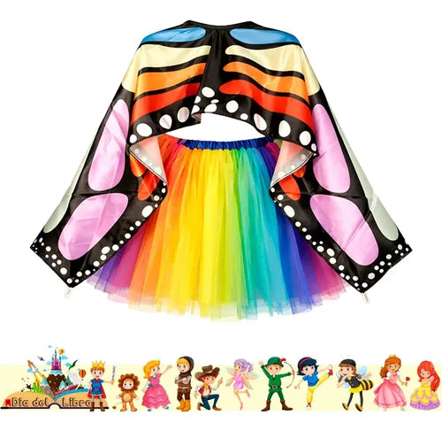 Disfraz Mariposa Cuentos Celebracion Dia Del Libro Halloween Multicolor