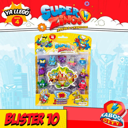 Superzings Serie 4 Original Blister 10 Figuras Coleccionable