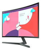 Monitor Samsung 24 Curvo Fhd 75hz Freesync Ls24c366ealxzs Negro