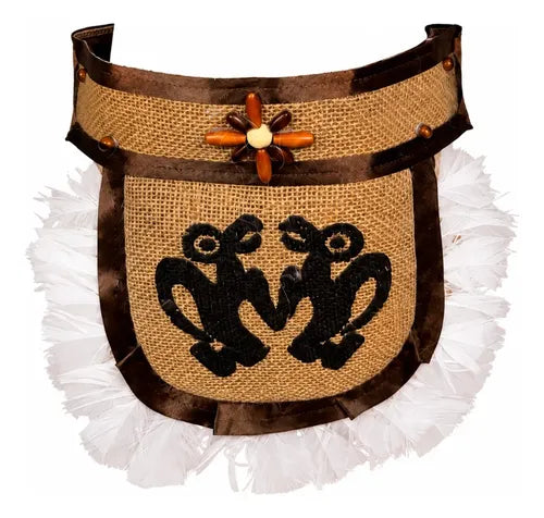 Traje Tipico Vestuario Pascuense Rapa Nui Fechas Patrias Blanco 7 A 9 Años