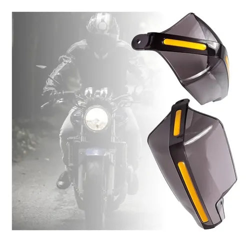 Cubre Puños Universal Para Motos 22mm 7/8 Manos Toda Prueba Negros