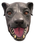 Mascara Disfraz Perro Halloween Cosplay Therian Negro Perro