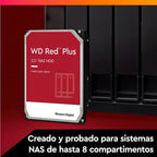 Disco Duro Interno 6tb Red Plus Nas 3.5 Sata 180 Mb/s Western Digital