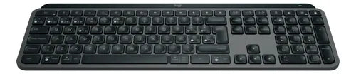 Teclado Inalambrico Logitech Mx Keys S Recargable Usb-c A A Grafito Español Latinoamérica