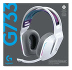 Audífonos Gamer Logitech G733 Lightspeed Rgb Inalámbricos Para Pc Y Playstation Blanco