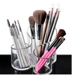 Organizador Acrilico Para Brochas D Maquillaje 2207 Muy Util Transparente