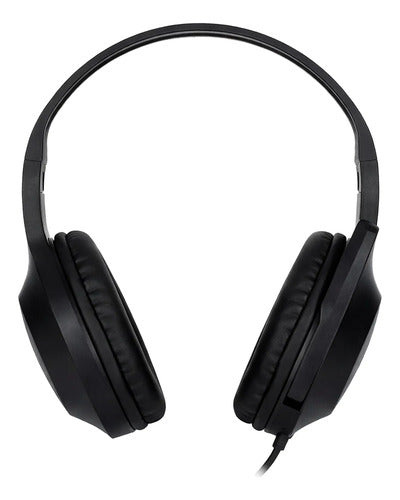 Audifonos Alambrico Hp Dhh-1601 Estereo Jack 3.5mm Microfono Negro