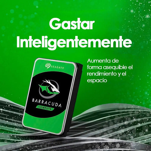 Disco Duro Seagate Barracuda 2tb 3.5in Pc/dvr/nvr Vigilancia Plateado