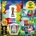 Pack Album Tapa Dura + 100 Sobres Fifa World Cup 2026 Panini
