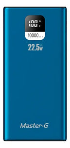 Cargador Portatil Bateria Power Bank Master-g 10000mah 22.5w Azul