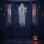 Puerta Fantasma Animatronic Decorativo Adorno Halloween Blanco Fantasma