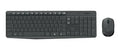 Kit Teclado Y Mouse Inalambrico Logitech Mk235 Color Del Teclado Negro Grafito