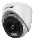 Camara De Seguridad Analoga Domo Hikvision Colorvu 2mp 2.8mm Blanco