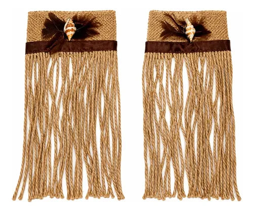 Traje Tipico Vestuario Pascuense Rapa Nui Fechas Patrias Marrón