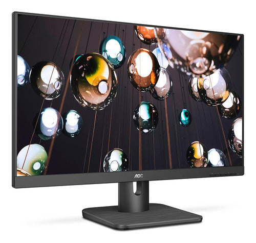 Monitor Aoc 24in Fhd 60hz 5ms Flicker Free Vesa Parlantes 2w Negro