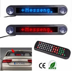 Letrero Led Programable Para Autos 12v 30cm Con Control