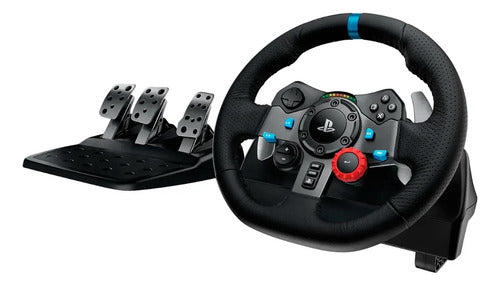 Volante Y Pedales Logitech G29 Ps5 Ps4 Ps3 Pc Force Feedback Negro