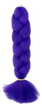 Extension Trenza Rumi Guerreras K Pop Disfraz Cosplay 60cm Violeta